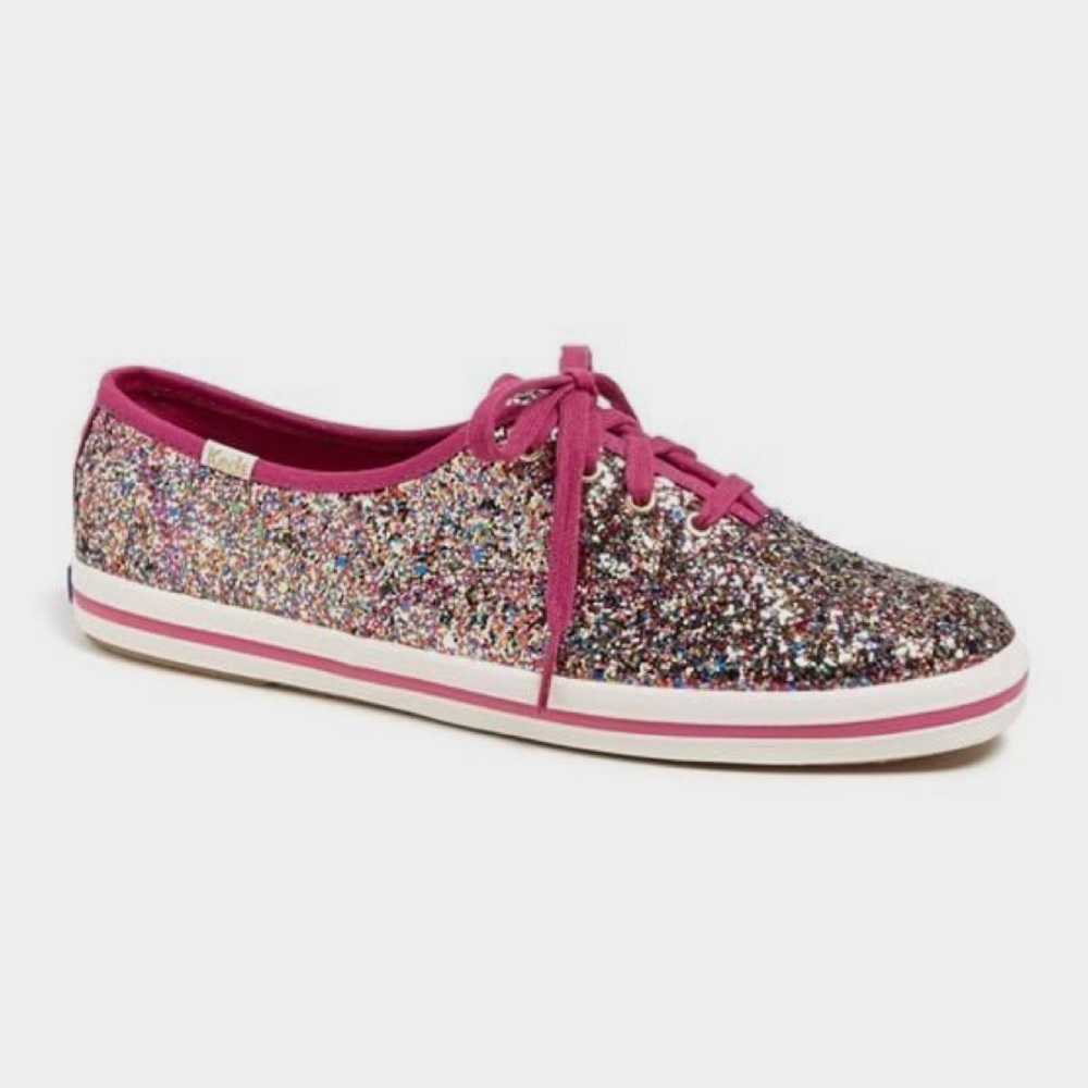 NWOT KATE SPADE Keds x Kate Spade New York Womens Champion Glitter Sneaker | 9.5
